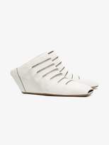 Thumbnail for your product : Rick Owens white rick ruhlmann 45 leather mules