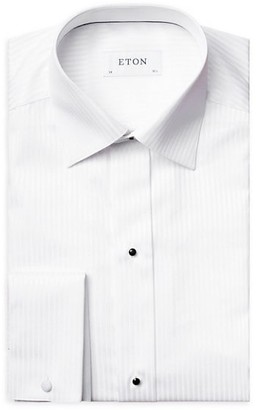 Eton Contemporary-Fit Satin Stripe Formal Shirt