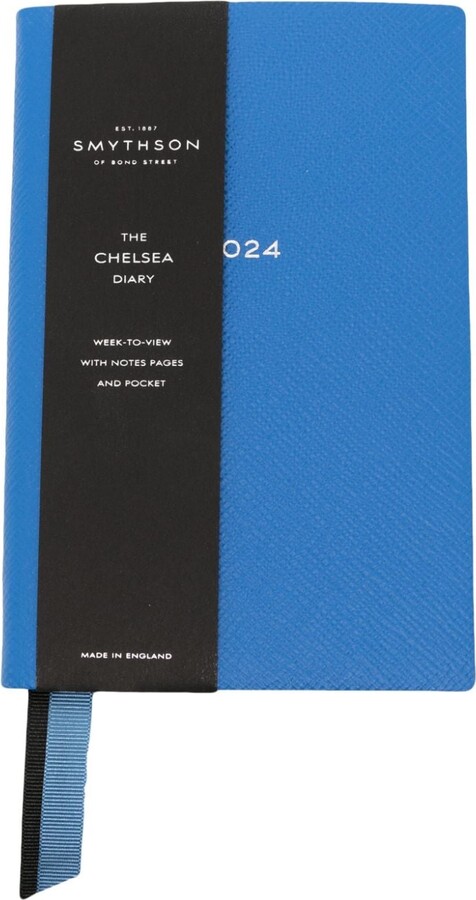 Green Chelsea Leather Notebook by Smythson