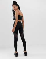 Thumbnail for your product : Puma Exclusive To ASOS Mesh Detail Leggings In Black