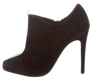 Jerome C. Rousseau Suede Square-Toe Ankle Boots