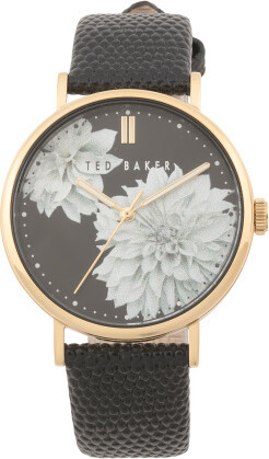 TJMAXX Women's Phylipa Fashion Watch, Leather/Gold
