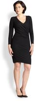 Thumbnail for your product : ABS by Allen Schwartz ABS, Sizes 14-24 Stretch Faux-Wrap Dress