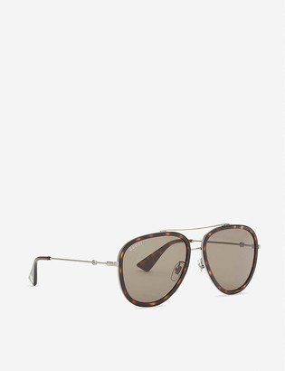Gucci Gg0062s aviator sunglasses