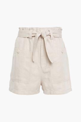 Joie Lindsi Belted Twill Shorts
