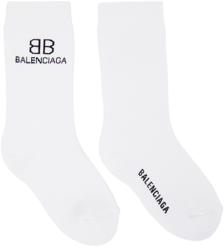 Balenciaga White Women's Socks | ShopStyle