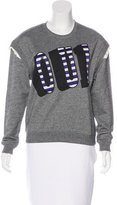 Thumbnail for your product : Kenzo Ruffle-Trimmed Embroidered Sweatshirt