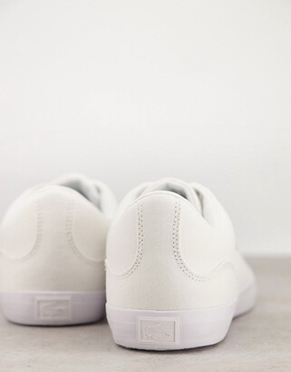 Fremhævet Skabelse absolutte Lacoste lerond Bl2 sneakers in white canvas - ShopStyle
