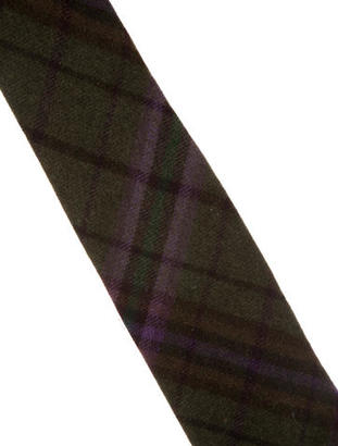 Ralph Lauren Purple Label Cashmere Plaid Tie