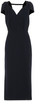 Thumbnail for your product : Roland Mouret Eclipse wool-crepe midi dress