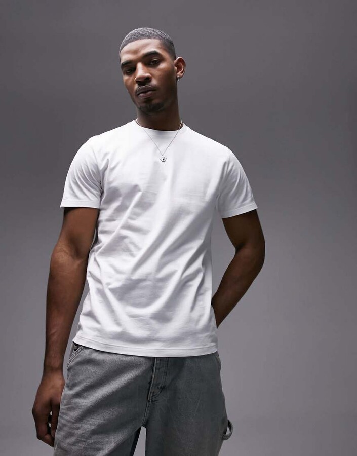 Topman regular fit T-shirt in white