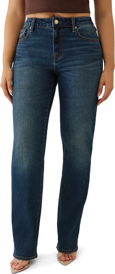 Sarah High Waist Straight Leg Jeans