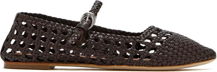 STAUD Nell Mary Jane buckled ballet flats