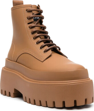 dolce and gabbana lace up boots