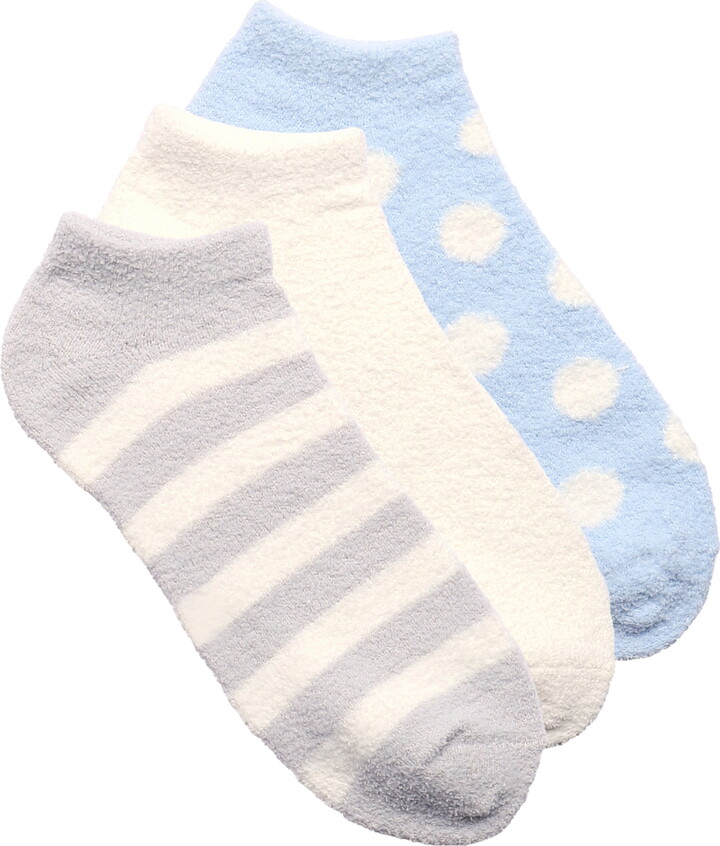 Joyspun Women’s Lightweight Cozy Low Cut Socks, 3-Pack, Size 4-10