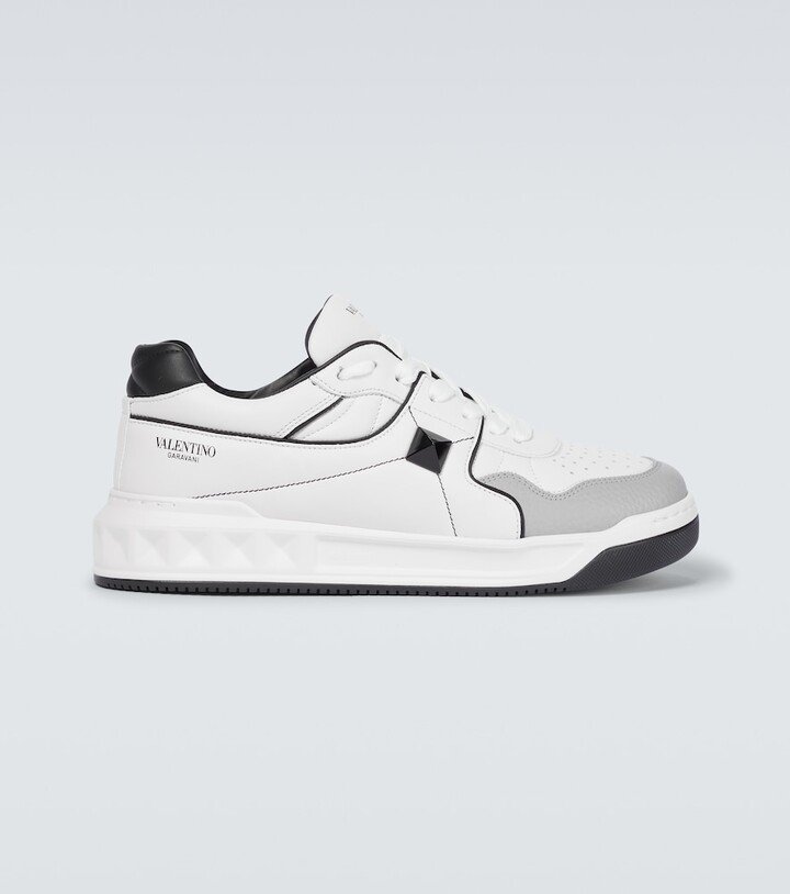 Valentino Garavani One Stud leather sneakers