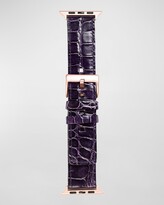 Thumbnail for your product : Abas Classic Alligator Apple Watch Band