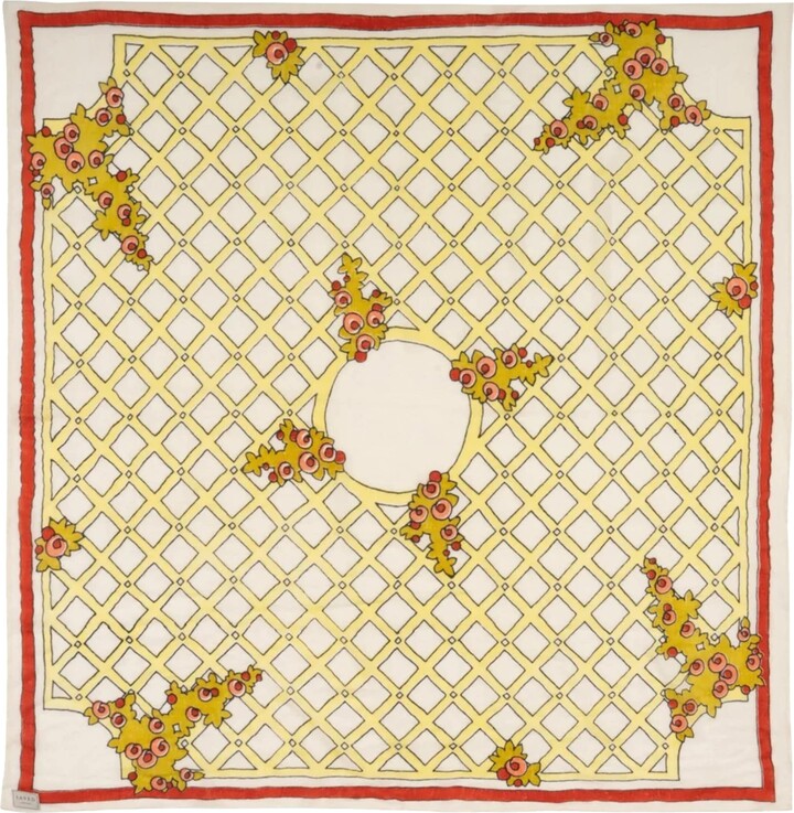 SAVED NY x Damien Nicolas Roux Cashmere Treillage Scarf