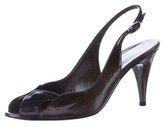 Thumbnail for your product : Chanel Peep-Toe Slingback Pumps