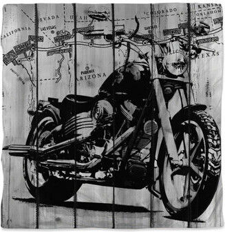 Begin Edition International Inc. American Motorcycle Gray Duvet Cover | Home Decor Bedding