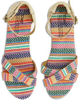 Thumbnail for your product : Toms Mixed Woven Burlap Vegan Women's Correa Sandals
