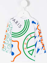 Thumbnail for your product : Kenzo Kids multi-icon print top