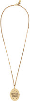 Thumbnail for your product : Lulu Frost Crystal Clear gold-plated crystal locket necklace