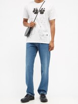 Thumbnail for your product : Loewe Pansy-collage Print Cotton-jersey T-shirt - White