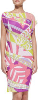 Thumbnail for your product : Emilio Pucci Printed Slub-Jersey Coverup Dress