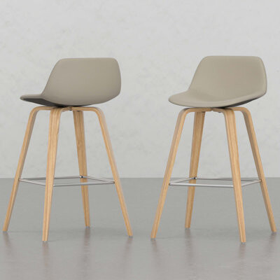 Corrigan Studio Harvard Bentwood Counter/ Bar Height Stool (Set of 2)
