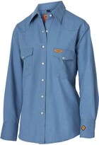 Thumbnail for your product : Riggs Workwear Womens Fr Flame Resistant Western Long Sleeve Snap Work Utility Button Down Shirt