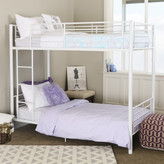 Thumbnail for your product : Home Loft Concepts Brady Twin Over Twin Metal Bunk Bed with Built-In Ladder