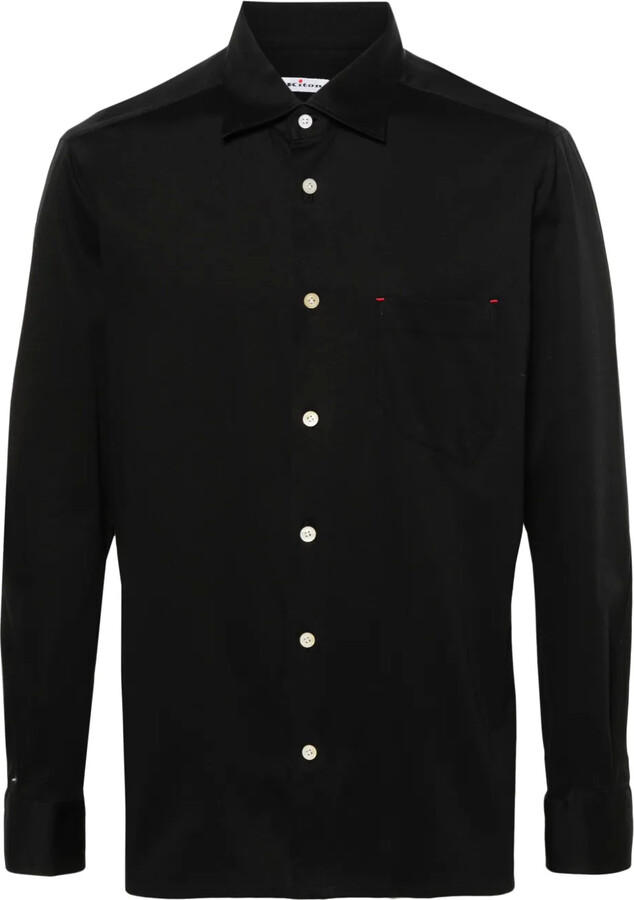 Kiton Classic-Collar Cotton Shirt
