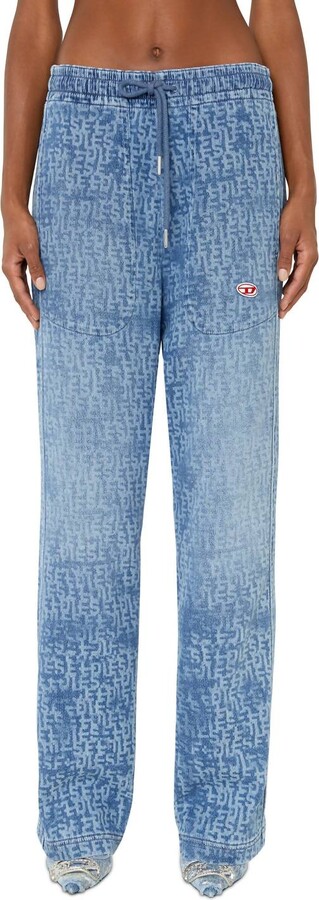 D-Martians Sweat Denim Jeans In Blue