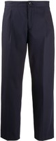 Thumbnail for your product : A.P.C. Amalfi straight-leg cotton trousers