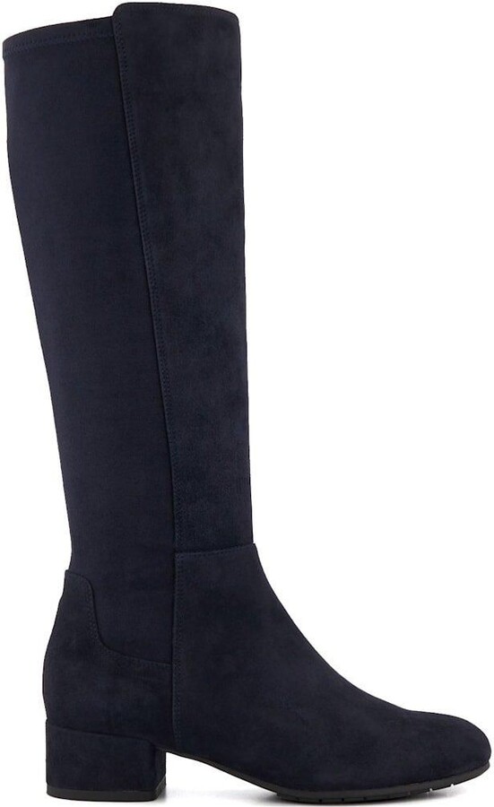 Navy Suede Boots ShopStyle UK