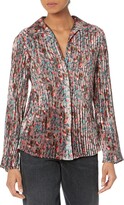 Women's Berry Blooms Pleated Blouse 