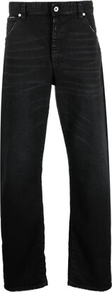 Just Cavalli Logo-Patch Straight-Leg Jeans