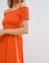 Thumbnail for your product : ASOS Petite PETITE Shirred Bandeau Mini Sundress