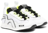 Thumbnail for your product : Msgm Kids Logo-Print Lace-Up Sneakers
