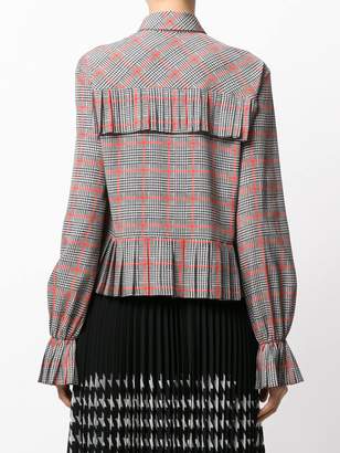 MSGM houndstooth blouse