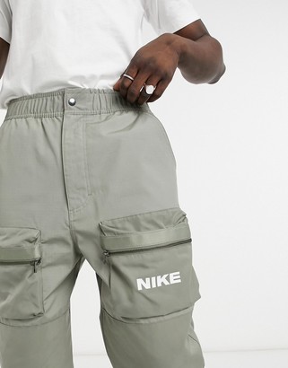Nike City Made Pack woven cargo joggers in khaki