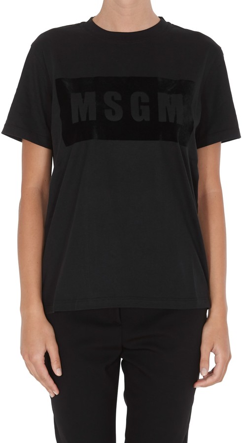 MSGM Tshirt Logo - ShopStyle