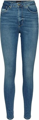 Vero Moda Women's VMSOPHIA HR Skinny DESTR J LI388 NOOS Jeans - ShopStyle