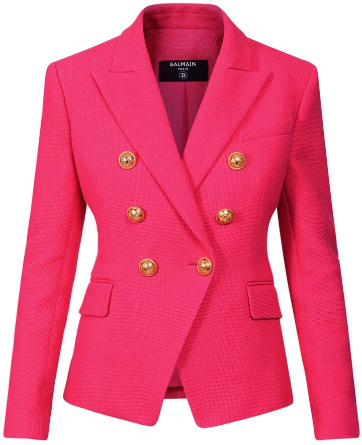 fuchsia pink jacket