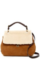 Thumbnail for your product : UGG Heritage Suede & Genuine Lamb Fur Satchel