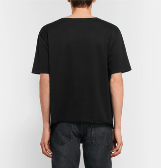Saint Laurent Slim-Fit Printed Cotton-Jersey T-Shirt