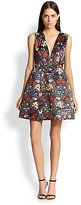 Thumbnail for your product : Alice + Olivia Kiro Sateen Lantern Dress