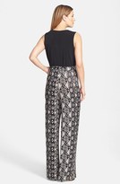 Thumbnail for your product : Donna Ricco Mock Two-Piece Jersey Jumpsuit