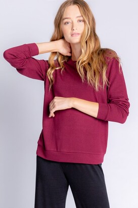 PJ Salvage Reloved Lounge Solid Large/Small Top-Port-L